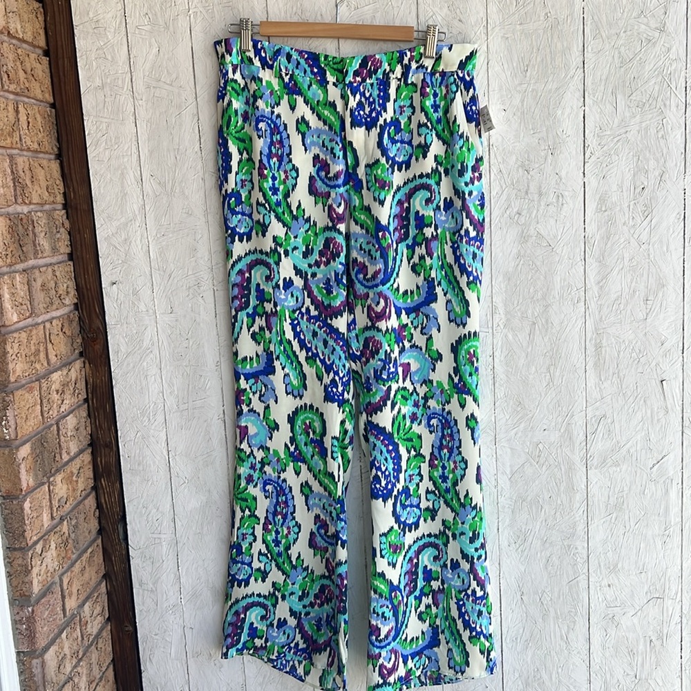 NWT Zara  Patterned Women’s Viscose pants, size L